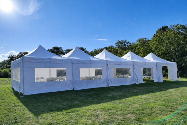 6x20m tente pliante Location chapiteau 6 × 20 m – Tente de réception modulable