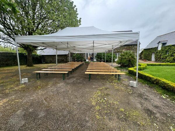 Tente 6x12m assemblage de 3 tentes 6x4m – Image 2