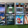 Les 4 bornes goldorak, Mustang, Mario, Top Gun Les 4 bornes goldorak, Mustang, Mario, Top Gun