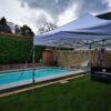 Tente 6x12m assemblage de 3 tentes 6x4m