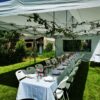 Tente 6x12m assemblage de 3 tentes 6x4m