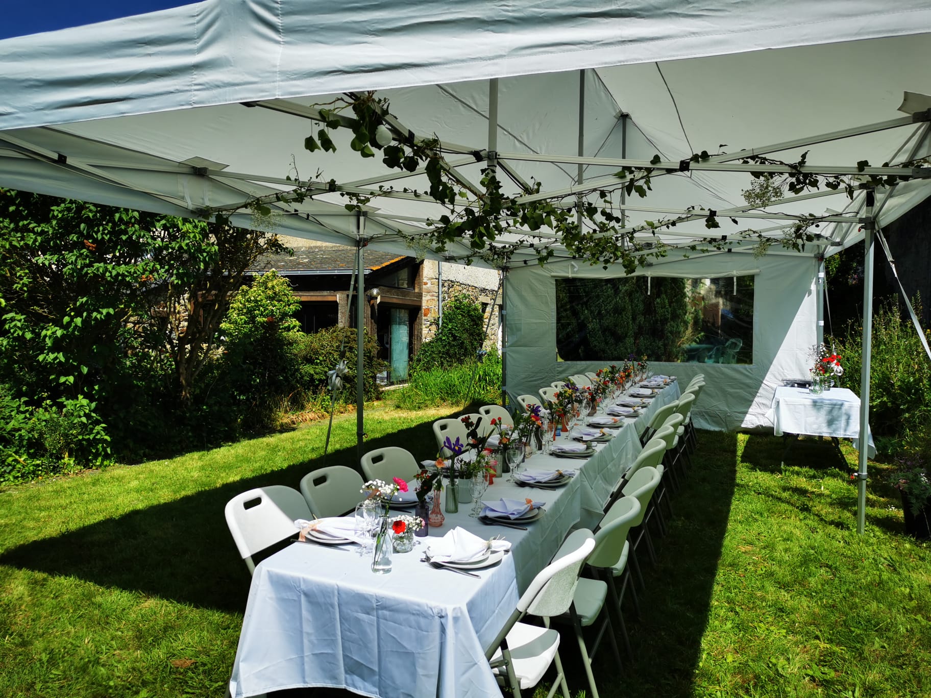 Tente 6x12m assemblage de 3 tentes 6x4m – Image 5