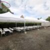 Tente 6x12m assemblage de 3 tentes 6x4m