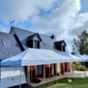 Tente 6x12m assemblage de 3 tentes 6x4m