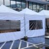 Tente 6x12m assemblage de 3 tentes 6x4m