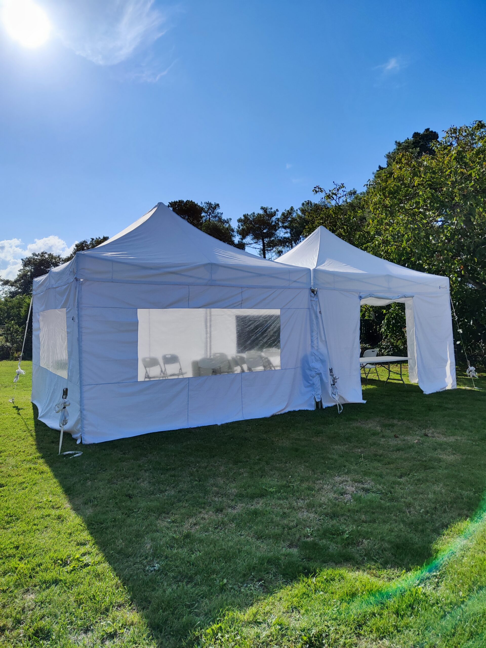 Tente 6x12m assemblage de 3 tentes 6x4m – Image 21