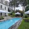 Tente 6x12m assemblage de 3 tentes 6x4m