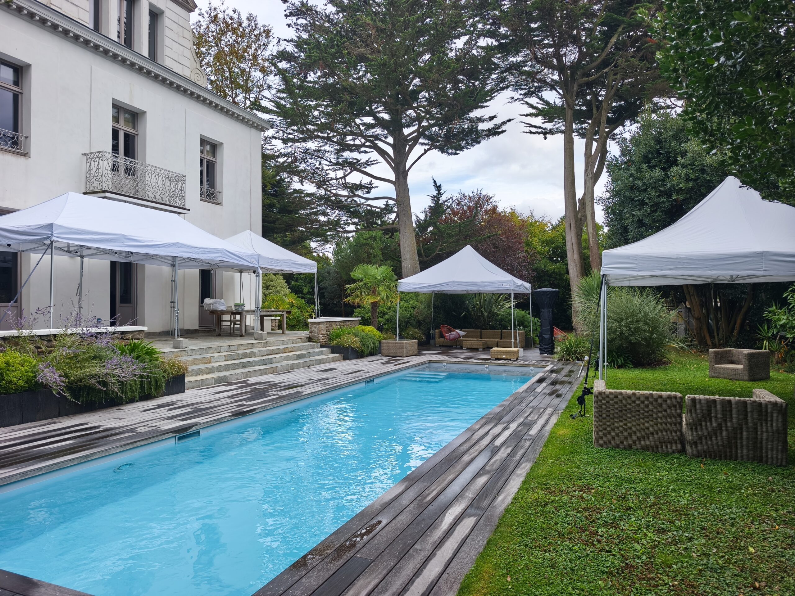 Tente 6x12m assemblage de 3 tentes 6x4m – Image 28