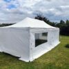 Tente 6x12m assemblage de 3 tentes 6x4m