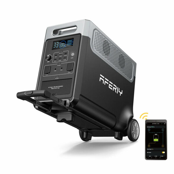 Station D'énergie Portable d'une Capacité de 3840Wh avec panneau solaire 400w en option