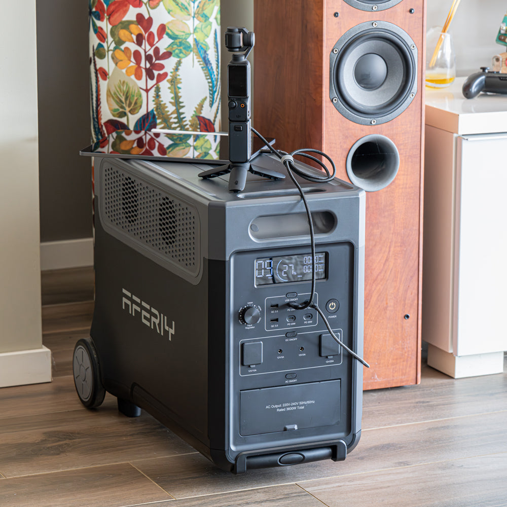 Station D'énergie Portable d'une Capacité de 3840Wh avec panneau solaire 400w en option – Image 4