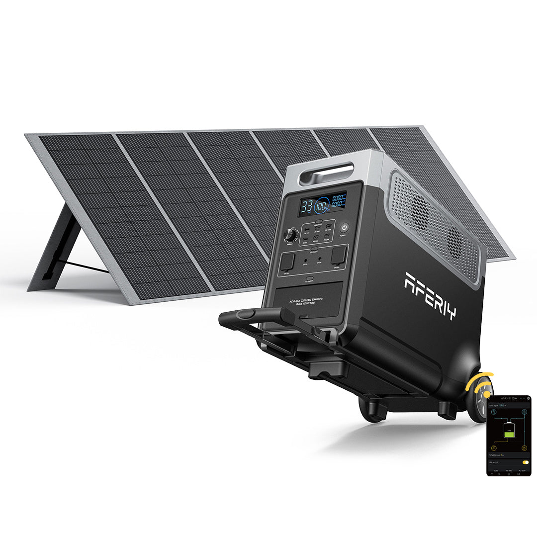 Station D'énergie Portable d'une Capacité de 3840Wh avec panneau solaire 400w en option