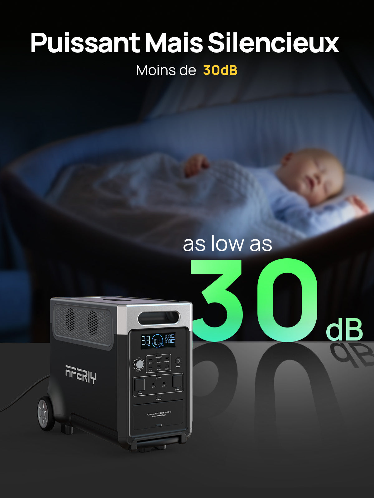 Station D'énergie Portable d'une Capacité de 3840Wh avec panneau solaire 400w en option – Image 7