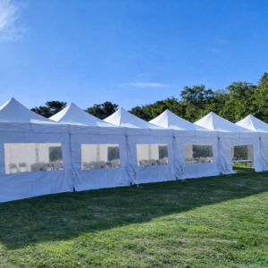 Location chapiteau 6 × 24 m – Tente de réception modulable